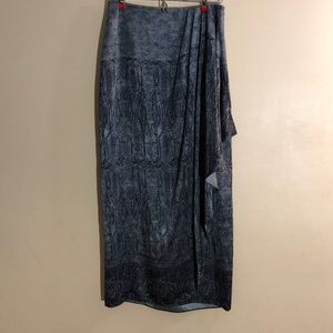 Dana Buchman gunmetal gray skirt